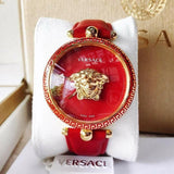 Versace Palazzo Empire Red Dial Red Leather Strap Watch for Women - VCO120017 Authentic Buy Shop Now