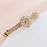Guess Dream Crystals Rose Gold Dial Rose Gold Mesh Bracelet Watch For Women - GW0550L3 Authentic Buy Shop Now