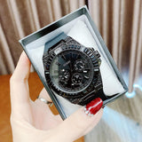 Guess Zeus Multifunction Crystals Black Dial Black Silicone Strap Watch For Men - GW0208G5 Authentic Buy Shop Now