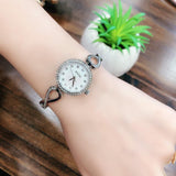 Bulova Crystals Quartz Mother of Pearl Dial Silver Steel Strap Watch for Women - 96X129 Authentic Buy Shop Now