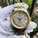 Tissot Ballade Powermatic 80 Chronometer Silver Dial Two Tone Steel Strap Watch For Men - T108.408.22.037.00 Authentic Buy Shop Now