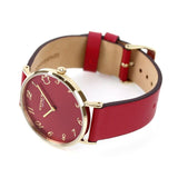 Coach Perry Red Dial Red Leather Strap Watch for Women - 14503722 Authentic Buy Shop Now