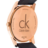 Calvin Klein City Silver Dial Brown Leather Strap Watch For Men - K2G21629 Authentic Buy Shop Now