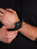 Fossil Neutra Chronograph Black Dial Black Steel Strap Watch for Men - FS5474 Authentic Buy Shop Now