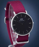 Daniel Wellington Classic Roselyn Black Dial Red NATO Strap Dial Watch For Women - DW00100270 Authentic Buy Shop Now