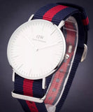Daniel Wellington Classic Oxford White Dial Two Tone NATO Strap Watch For Women - DW00100046 Authentic Buy Shop Now