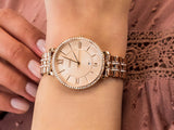 Fossil Jacqueline Rose Gold Dial Rose Gold Steel Strap Watch for Women - ES3546 Authentic Buy Shop Now