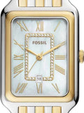 Fossil Raquel Three Hand Mother of Pearl Dial Two Tone Steel Strap Watch For Women - ES5305 Authentic Buy Shop Now