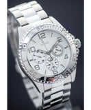 Guess BFF Multifunction Silver Dial Silver Steel Strap Watch for Women - W0231L1 Authentic Buy Shop Now
