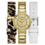 Guess Montage Quartz Gold Dial Gold Steel Strap Watch For Women - GW0588L1 Authentic Buy Shop Now