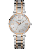 Guess Park Ave Silver Dial Two Tone Steel Strap Watch for Women - W0636L1 Authentic Buy Shop Now