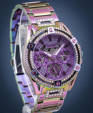 Guess Queen Multicolor Dial Multicolor Steel Strap Watch For Women - GW0464L4 Authentic Buy Shop Now