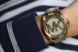 Michael Kors Bradshaw Gold Dial Gold Steel Strap Watch for Women - MK6487 Authentic Buy Shop Now