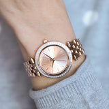 Michael Kors Darci Rose Gold Dial Rose Gold Stainless Steel Strap Watch for Women - MK3366 Authentic Buy Shop Now