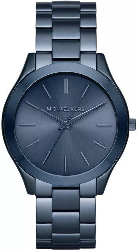 Michael Kors Runway Quartz Blue Dial Blue Steel Strap Watch For Women - MK3419 Authentic Buy Shop Now