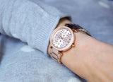 Michael Kors Parker Rose Gold Dial Steel Strap Watch for Women - MK6470 Authentic Buy Shop Now