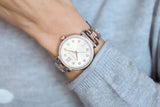 Michael Kors Sophie Chronograph Silver Dial Two Tone Steel Strap Watch For Women - MK3880 Authentic Buy Shop Now