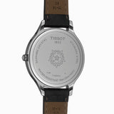 Tissot Bella Ora Round White Dial Black Leather Strap Watch For Women - T103.210.16.018.00 Authentic Buy Shop Now