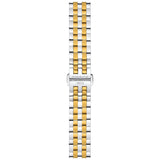 Tissot T Classic Bridgeport Automatic Mother of Pearl Dial Two Tone Steel Strap Watch for Women - T097.410.22.116.00 Authentic Buy Shop Now