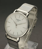 Tissot Everytime Lady Silver Dial Silver Mesh Bracelet Watch for Women - T143.210.11.011.00 Authentic Buy Shop Now