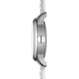 Tissot Le Locle Automatic Diamonds Mother of Pearl Black Dial Silver Steel Strap Watch For Women - T006.207.11.126.00 Authentic Buy Shop Now