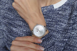 Tommy Hilfiger Angela Silver Dial Cream Leather Strap Watch for Women - 1782123 Authentic Buy Shop Now