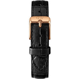 Daniel Wellington Petite Reading White Dial Black Leather Strap Watch For Women - DW00100173 Authentic Buy Shop Now
