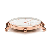 Daniel Wellington Petite Reading White Dial Black Leather Strap Watch For Women - DW00100173 Authentic Buy Shop Now