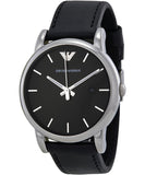 Emporio Armani Classic Quartz Black Dial Black Leather Strap Watch For Men - AR1692 Authentic Buy Shop Now