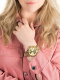 Michael Kors Bradshaw Gold Dial Gold Steel Strap Watch for Women - MK5605 Authentic Buy Shop Now