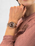 Michael Kors Parker Pink Dial Pink Steel Strap Watch for Women - MK6176 Authentic Buy Shop Now