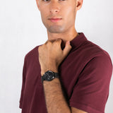 Tommy Hilfiger Brooklyn Black Dial Black Mesh Bracelet Watch for Men - 1791507 Authentic Buy Shop Now