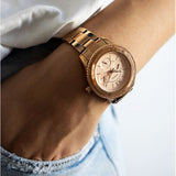Fossil Stella Sport Multifunction Rose Gold Dial Rose Gold Steel Strap Watch for Women - ES5106 Authentic Buy Shop Now