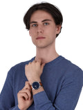 Fossil Minimalist Blue Dial Brown Leather Strap Watch for Men - FS5304 Authentic Buy Shop Now