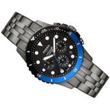 Fossil FB-01 Chronograph Black Dial Grey Steel Strap Watch for Men - FS5835 Authentic Buy Shop Now