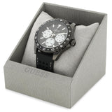 Guess Odyssey Quartz Black Dial Black Silicone Strap Watch For Men - W1108G3 Authentic Buy Shop Now