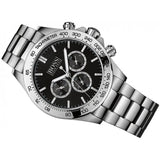 Hugo Boss Ikon Black Dial Silver Steel Strap Watch for Men - 1512965 Authentic Buy Shop Now