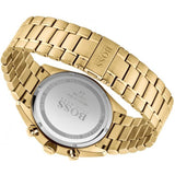 Hugo Boss Champion Black Dial Gold Steel Strap Watch for Men - 1513848 Authentic Buy Shop Now