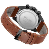 Hugo Boss Pilot Black Dial Brown Leather Strap Watch for Men - 1513851 Authentic Buy Shop Now