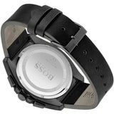 Hugo Boss Grandmaster Blue Dial Black Leather Strap Watch for Men - 1513883 Authentic Buy Shop Now