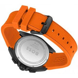 Hugo Boss Volane Black Dial Orange Silicone Strap Watch for Men - 1513957 Authentic Buy Shop Now