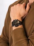 Fossil Townsman Chronograph Black Dial Brown Leather Strap Watch for Men - FS5437 Authentic Buy Shop Now