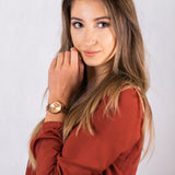 Guess Lola Rose Gold Dial Rose Gold Steel Strap Watch For Women - W1145L4 Authentic Buy Shop Now