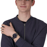 Lacoste Boston Chronograph Blue Dial Silver Steel Strap Watch for Men - 2011081 Authentic Buy Shop Now
