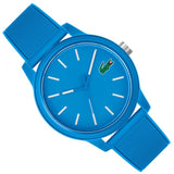 Lacoste 12.12 Blue Dial Blue Silicone Strap Watch for Men - 2011193 Authentic Buy Shop Now