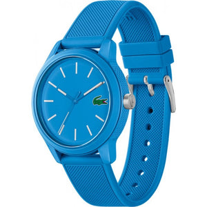 Lacoste 12.12 Blue Dial Blue Silicone Strap Watch for Men - 2011193 Authentic Buy Shop Now