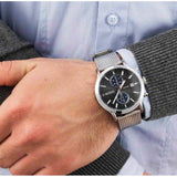 Maserati Epoca 42mm Black Dial Steel Silver Mesh Bracelet Watch For Men - R8873618003 Authentic Buy Shop Now