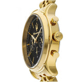 Maserati Epoca Chronograph Black Dial Gold Steel Strap Watch For Men - R8873618023 Authentic Buy Shop Now