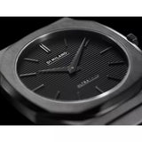 D1 Milano Ultra Thin Black Dial Gray Steel Strap Watch for Men - D1-UTBJ15 Authentic Buy Shop Now