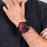 Diesel Mr Daddy 2.0 Chronograph Black Dial Black Steel Strap Watch For Men - DZ7395 Authentic Buy Shop Now